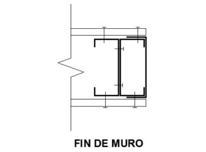 encuentro fin de muro perfiles steel framing metalcon